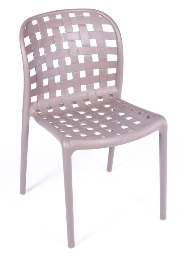 Стул Bradexhome Olimpia, Латте, Пластиковые стулья Bradexhome, из пластика, современный стиль, бежевый
