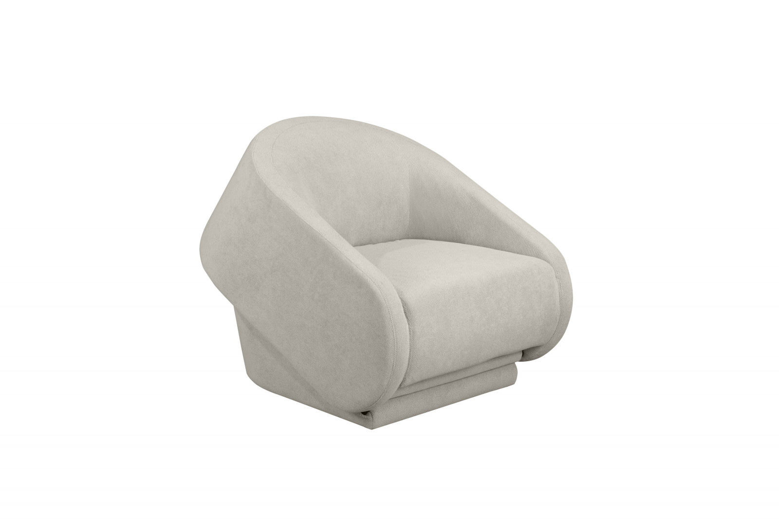 Кресло-кровать Bradexhome Fusion бежевое, Кресла Bradexhome, мягкие, современный стиль, бежевый