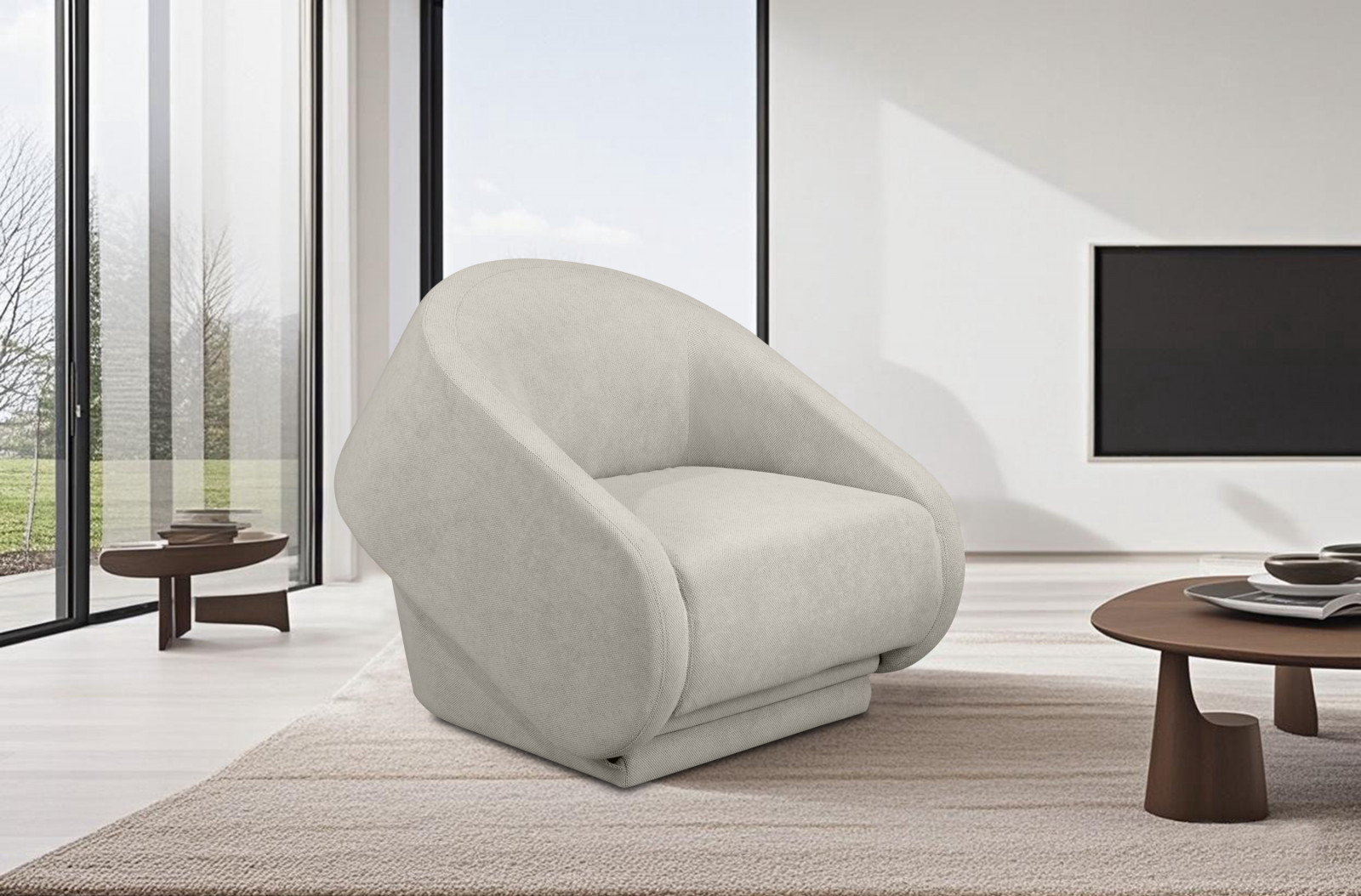 Кресло-кровать Fusion бежевое