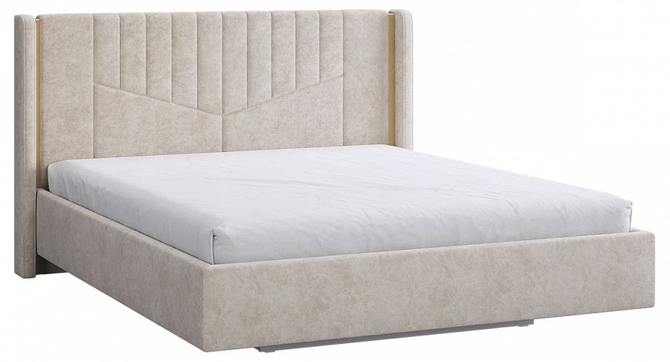Кровать Мебельсон Диор 160x200, Кровати Мебельсон, мягкие, современный стиль, бежевый