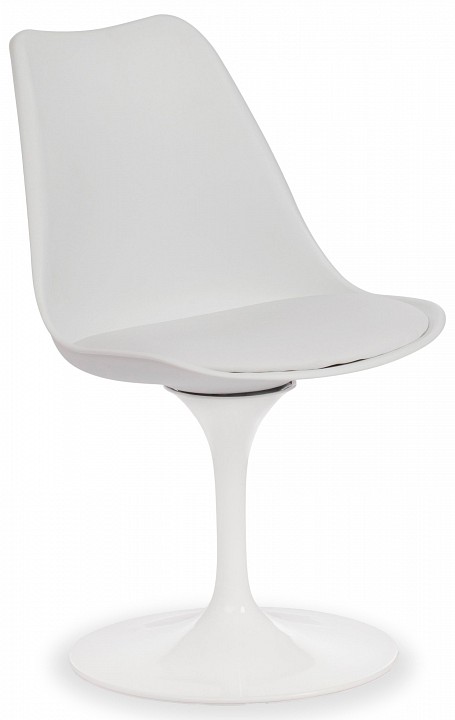 Стул Tetchair Tulip Fashion Chair (mod.109), Стулья и табуреты Tetchair, металлические, из пластика, мягкие, современный стиль, белый