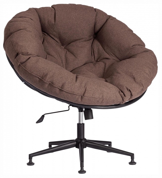 Кресло Tetchair Cloude, Кресла-качалки Tetchair, металлические, мягкие, современный стиль, коричневый