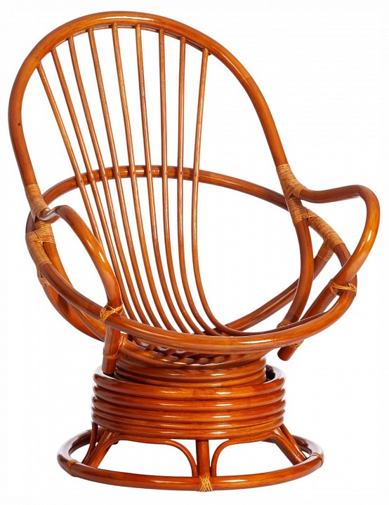 Кресло Tetchair Flores, Кресла-качалки Tetchair, из ротанга, современный стиль, коричневый