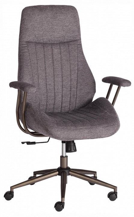 Кресло компьютерное Tetchair Major, Компьютерные кресла Tetchair, металлические, мягкие, современный стиль, серый
