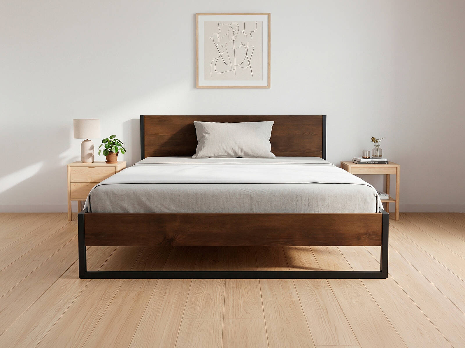 Кровать Francesco Rossi Ардено 140х200, Кровати лофт Francesco Rossi, деревянные, металлические, современный стиль, лофт, белый