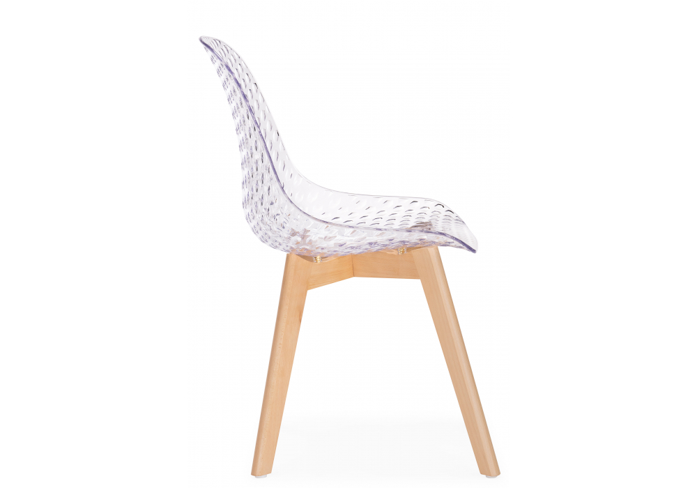 Пластиковый стул Vart clear / wood