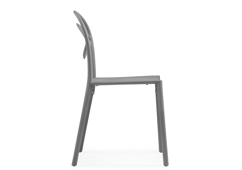 Пластиковый стул Simple gray
