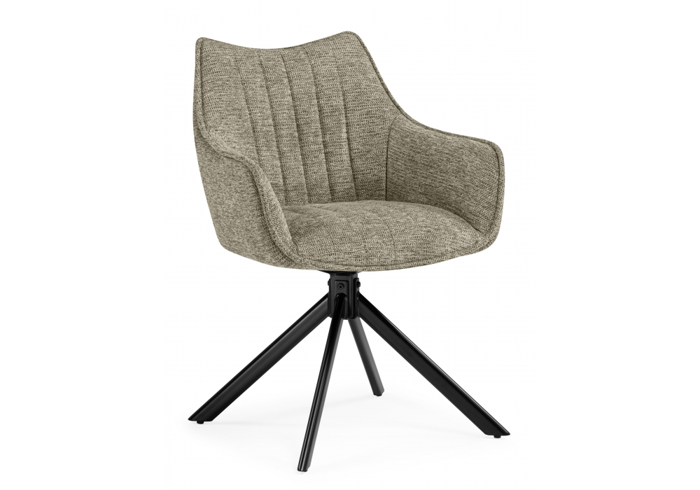 Стул на металлокаркасе Denever beige / black