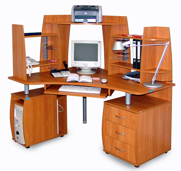 Компьютерный стол с надставками ПС 04.14.F