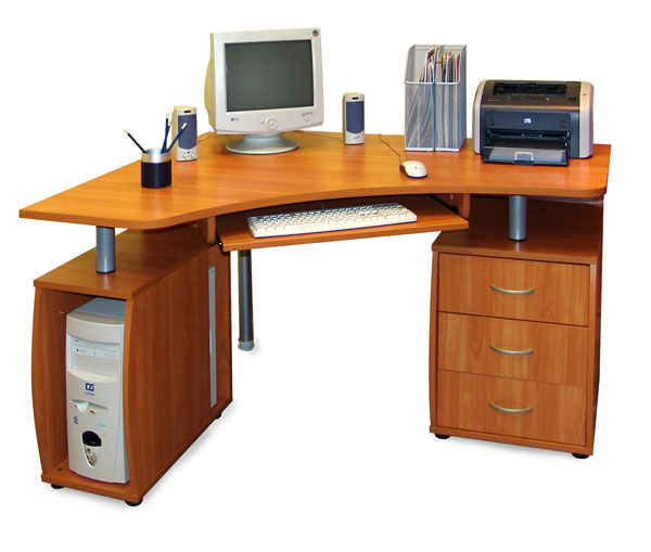 ВасКо Компьютерный стол Нерис II Венге, Беленый дуб. цена 8699 руб