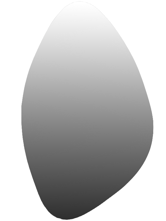 Зеркало настенное фигурное Сельетта-8 110 см х 68,3 см