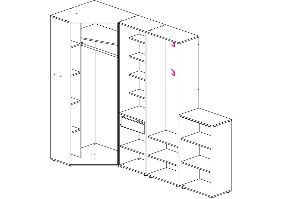 Прихожая Мебелинк 400-13