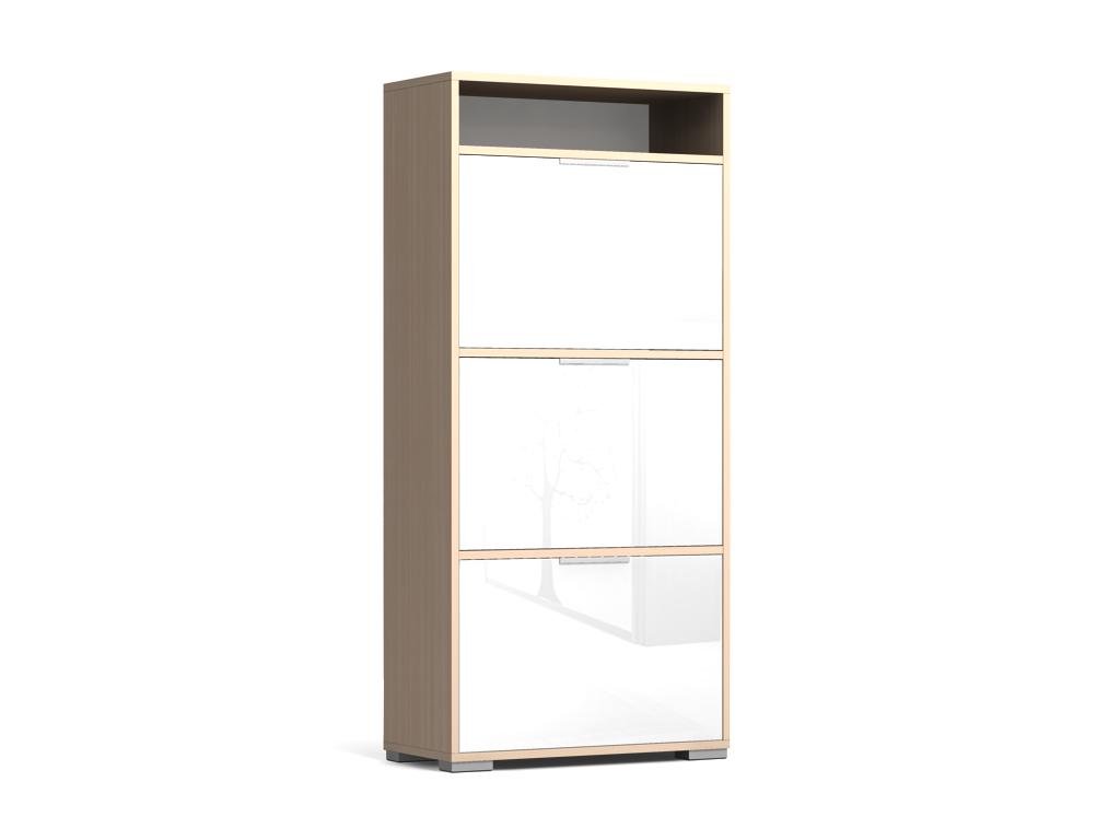 Обувница Мегамебель Марсель-7, Тумбы для обуви Мегамебель, современный стиль, белый