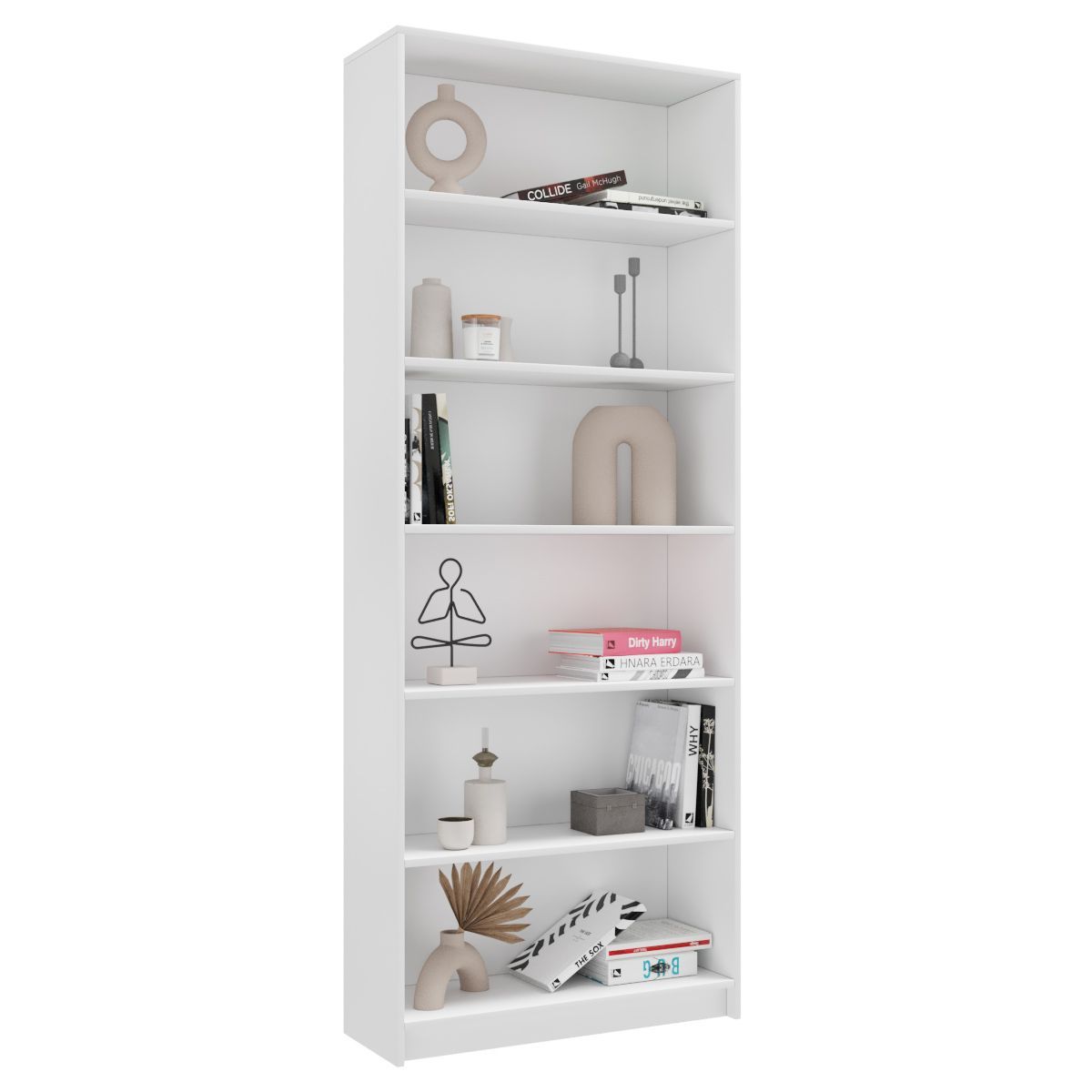 Стеллаж Карлос-002 Белый для книг
