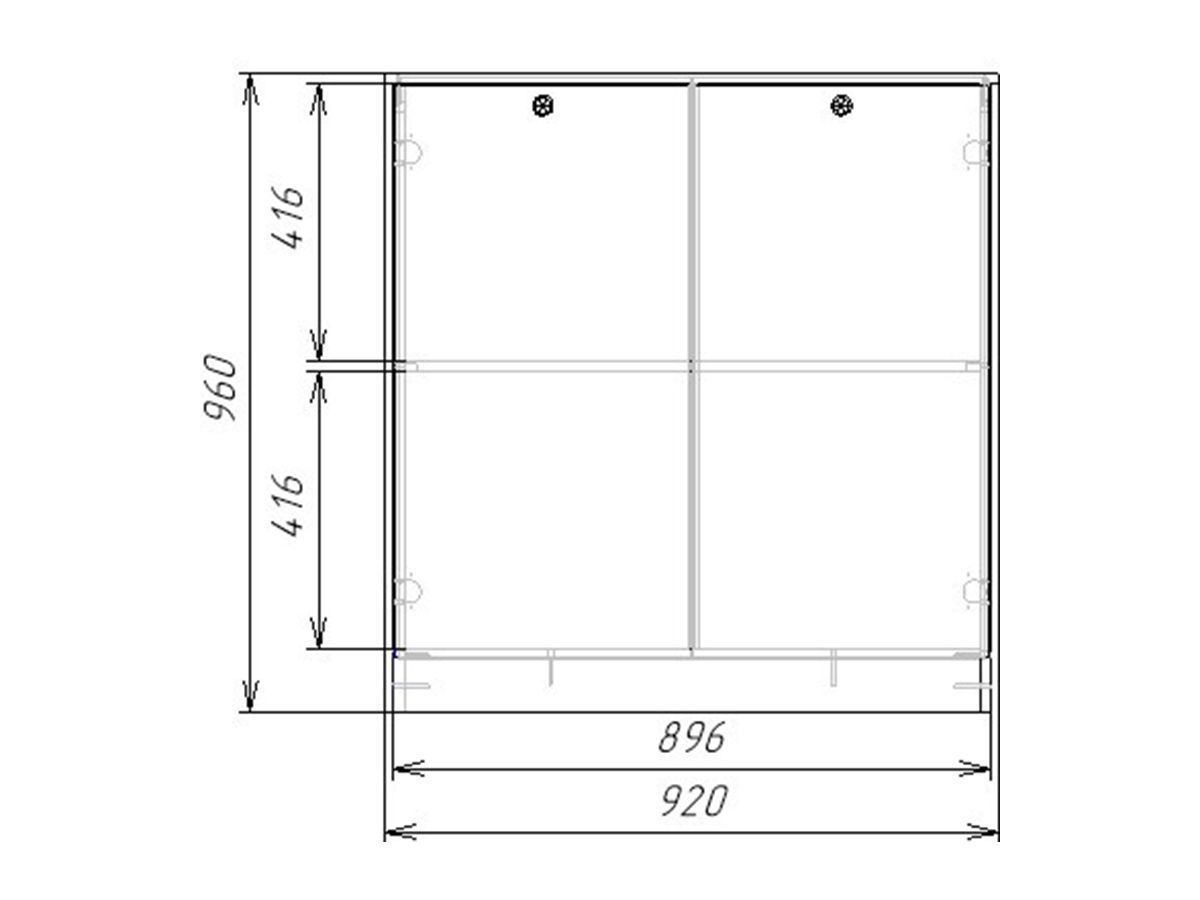 Комод Монреаль-2 Белый для одежды