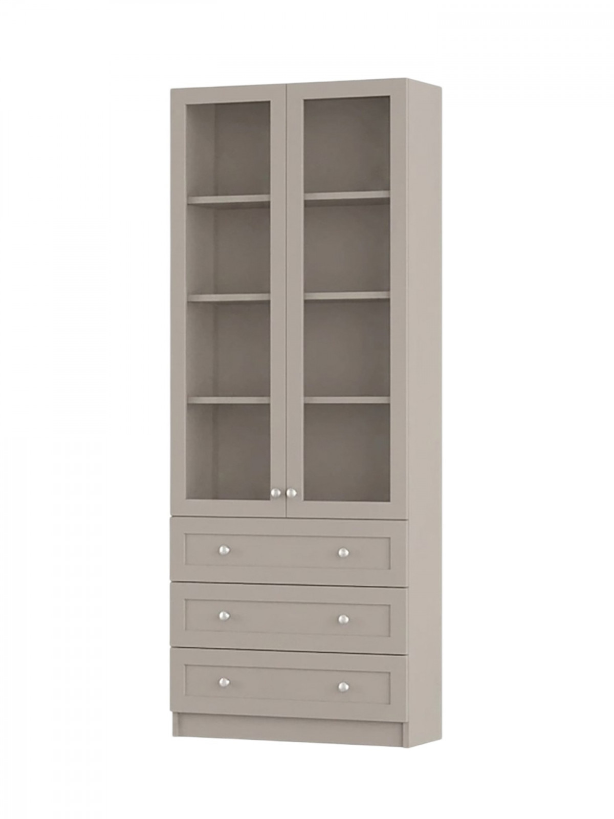 Стеллаж Билли 39 Кашемир 5981 BS 80*30*202 см, Бежевый Фиеста 80x30x202