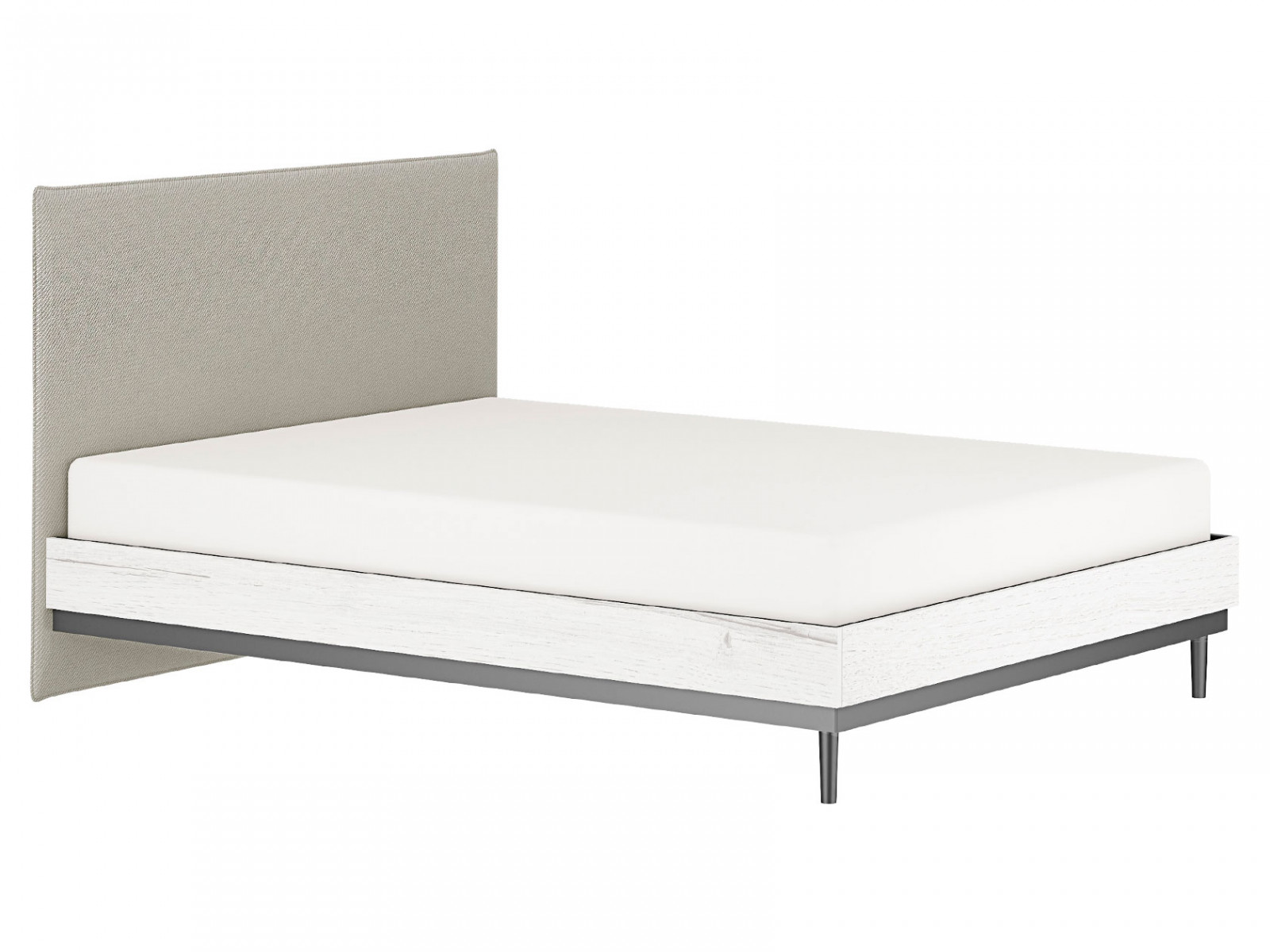 Кровать Ивару Нильс 140, Спальня Ивару Нильс, мягкие, современный стиль, скандинавский стиль, серый