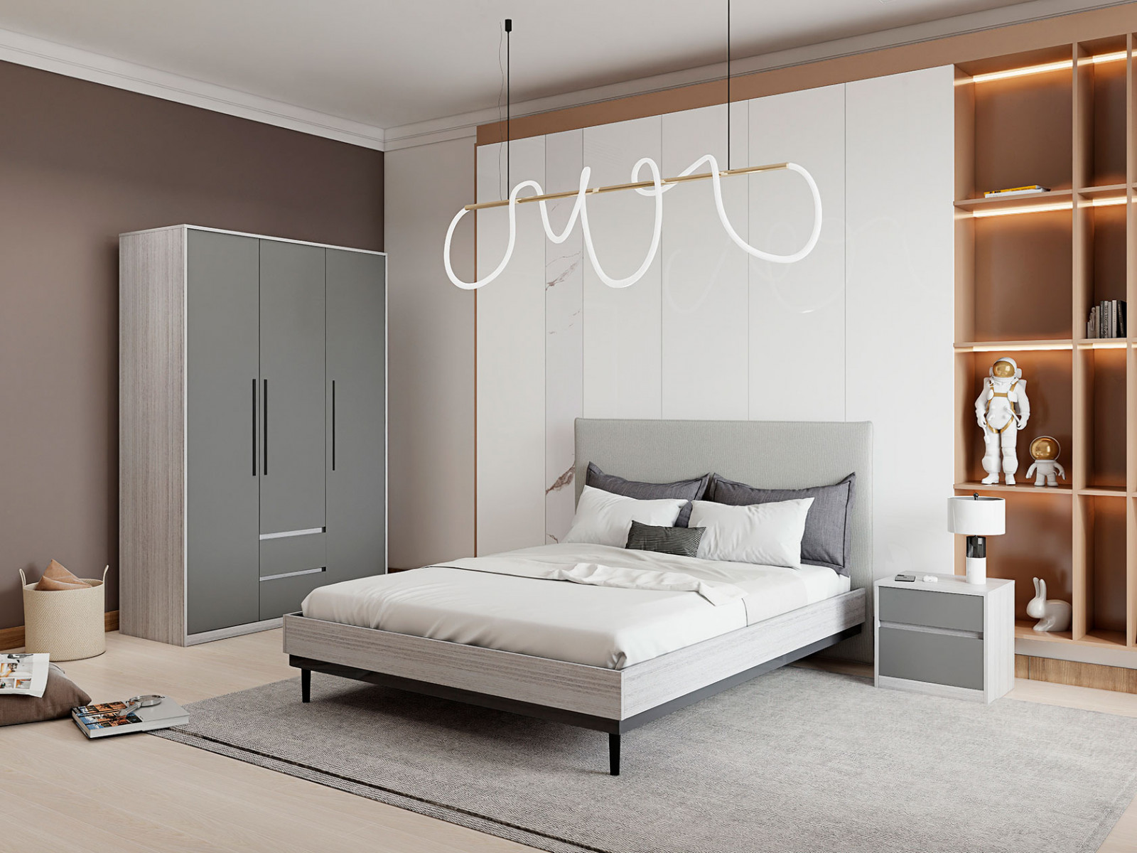 Двуспальная кровать Ивару Нильс