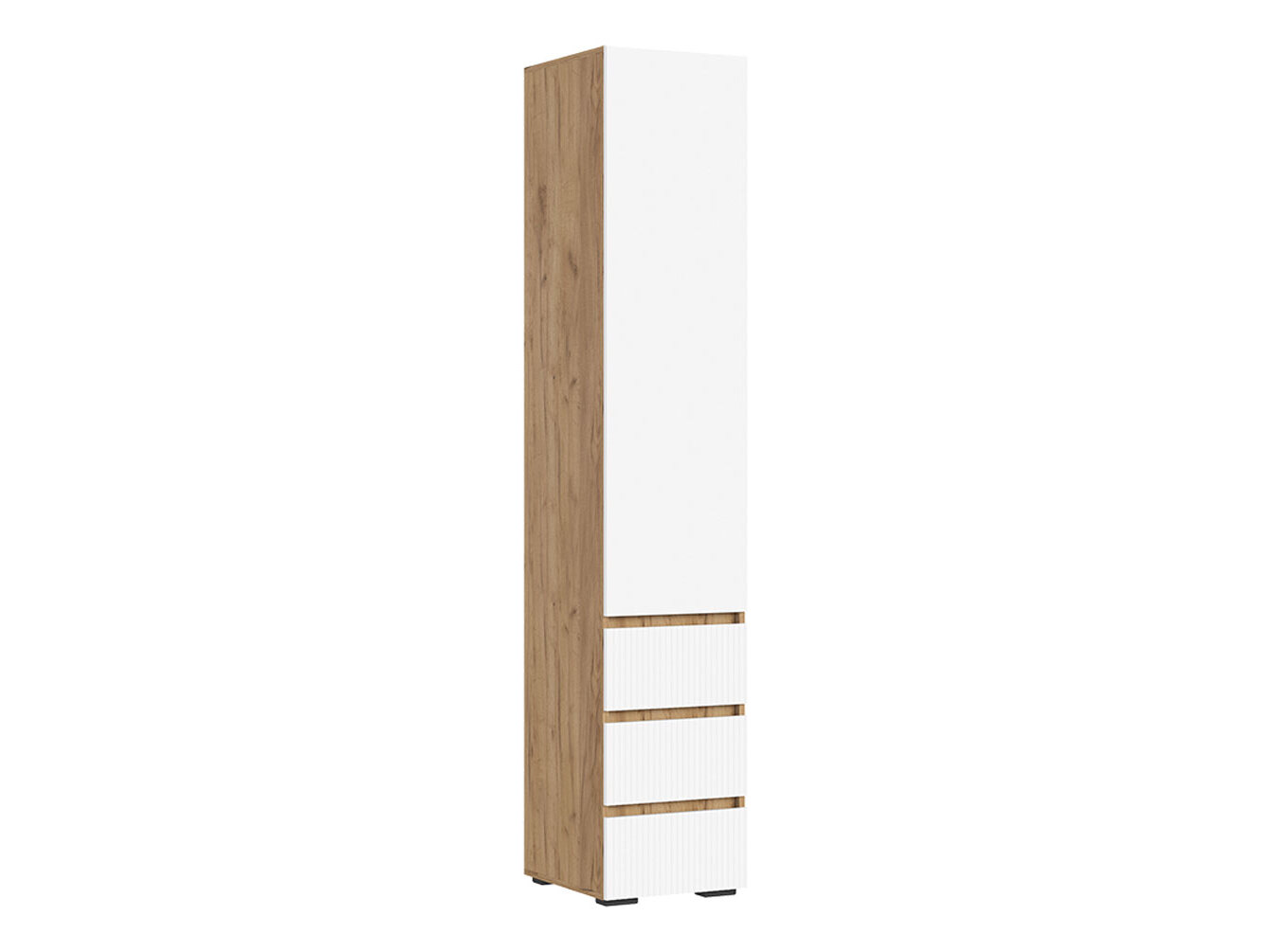 Шкаф-пенал Стендмебель Хелен, Спальня Стендмебель Хелен, современный стиль, с ящиками, белый
