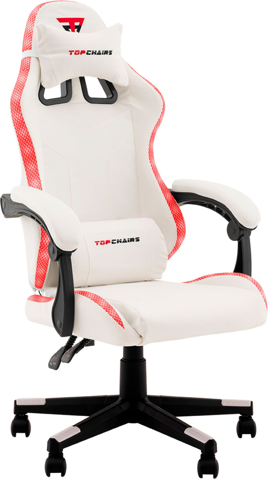 Кресло игровое TopChairs Druid, Компьютерные кресла TopChairs, мягкие, современный стиль, белый