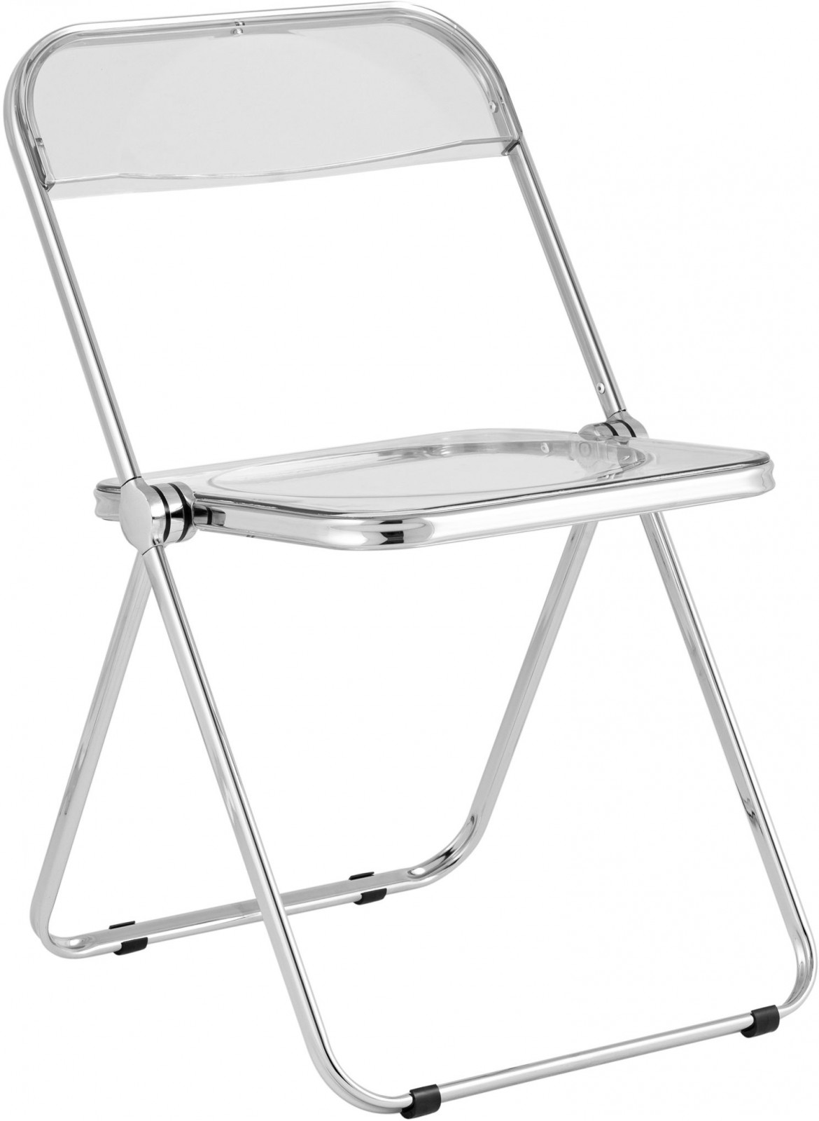 Стул Stool Group Fold Clear, Складной прозрачный, Складные стулья Stool Group, металлические, из пластика, современный стиль