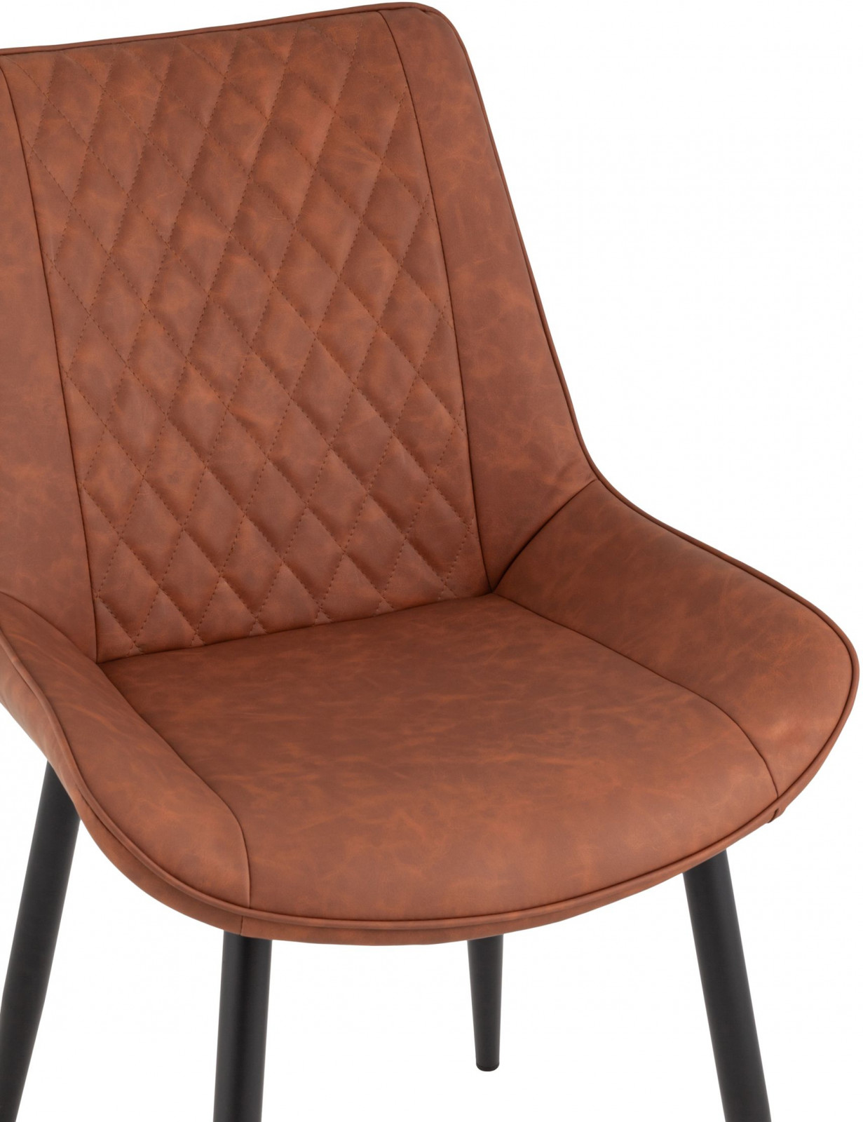 Стул STOOL GROUP Невада NEW Экокожа коричневый