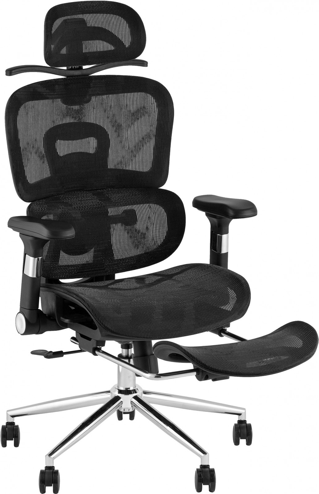 Кресло офисное TopChairs Stich с оттоманкой