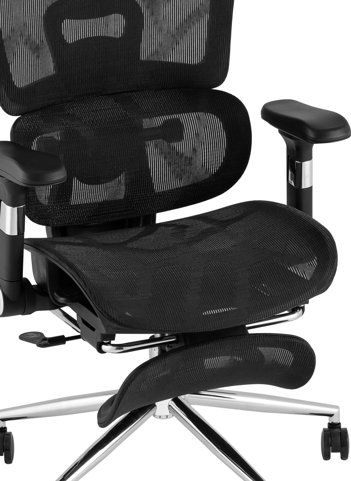 Кресло офисное TopChairs Stich с оттоманкой