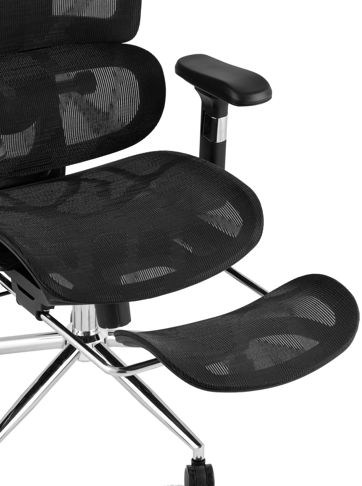 Кресло офисное TopChairs Stich с оттоманкой
