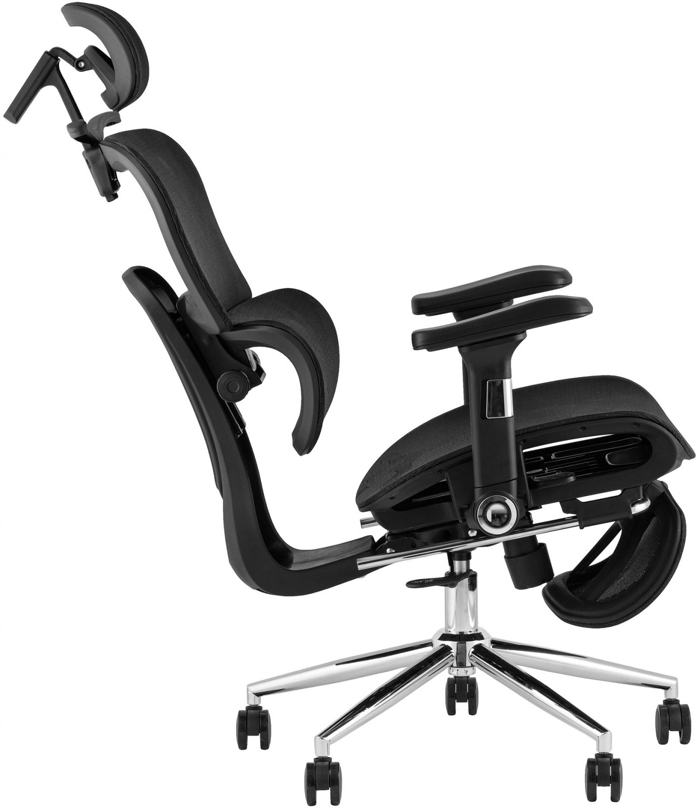 Кресло офисное TopChairs Stich с оттоманкой