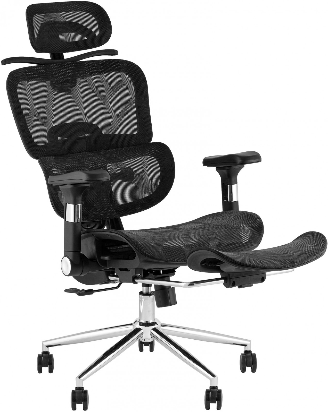 Кресло офисное TopChairs Stich с оттоманкой
