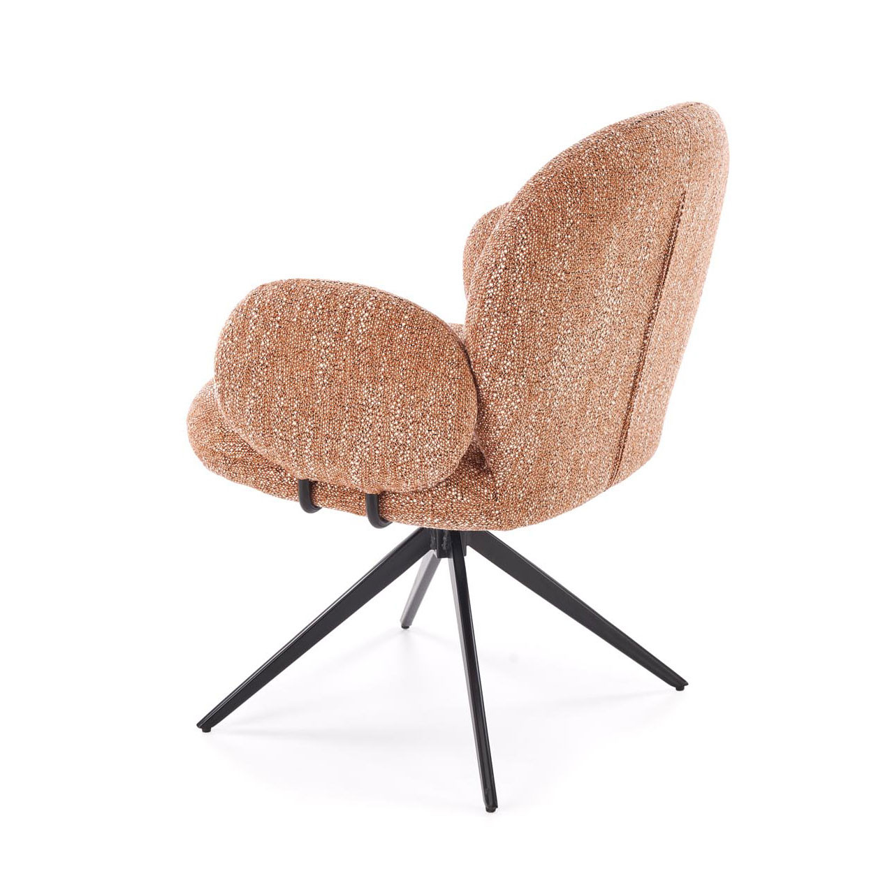 Стул HALMAR K568 корица/черный, поворотный