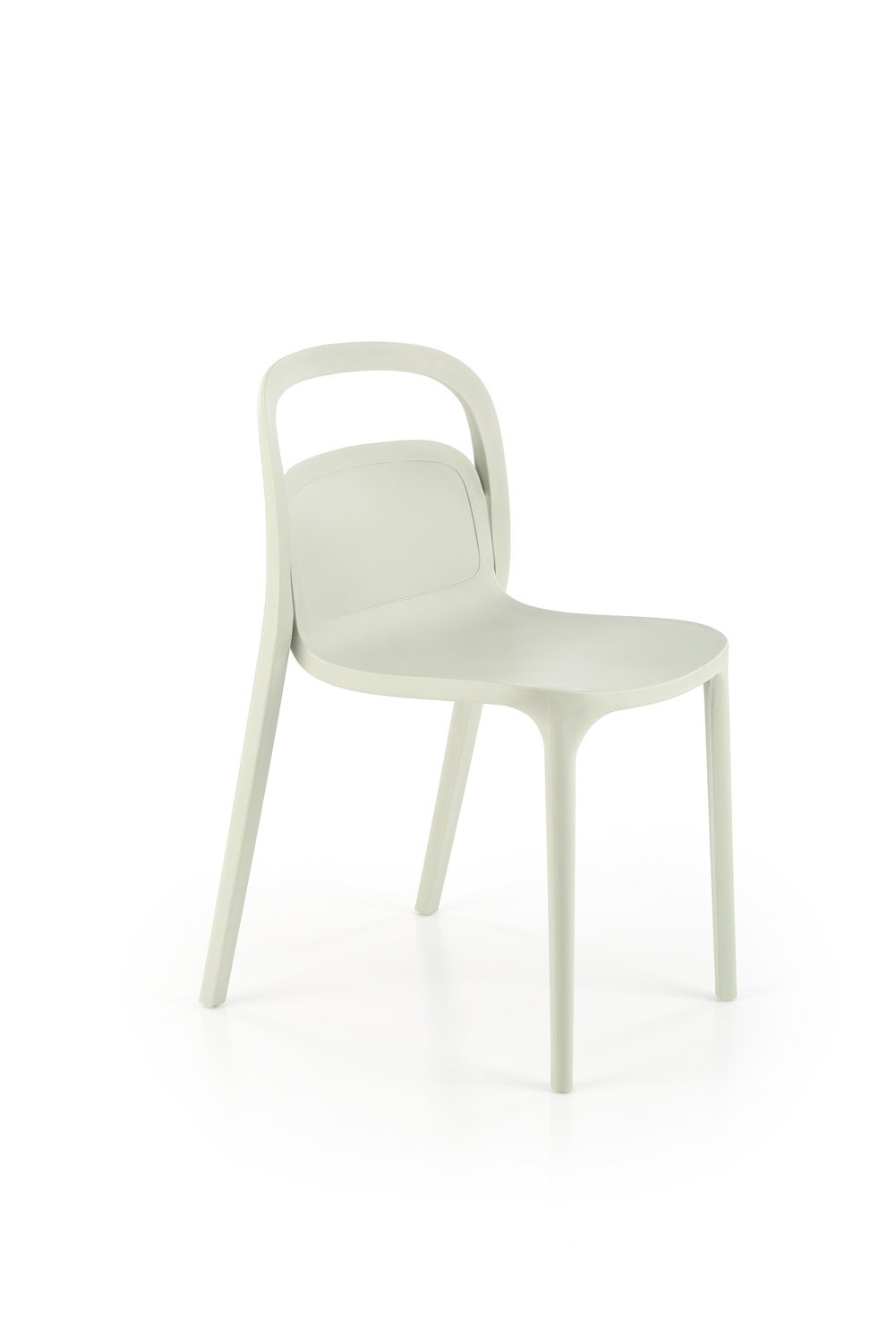 Стул Halmar K490, мятный, Обеденные стулья Halmar, металлические, из пластика, современный стиль, зеленый
