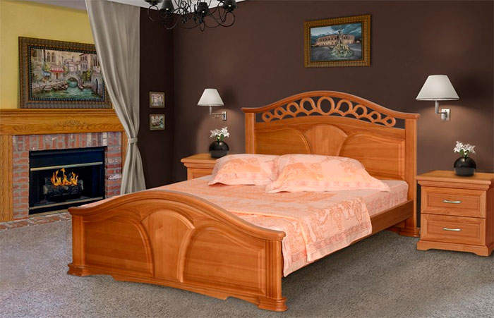Из какой древесины делают кровать?