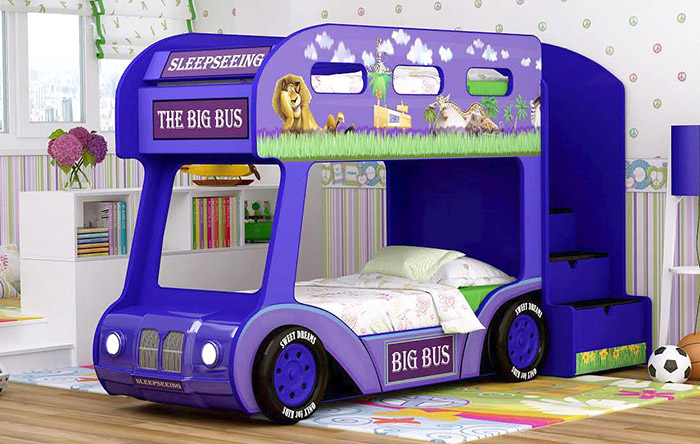 Кровати детские машины для девочек