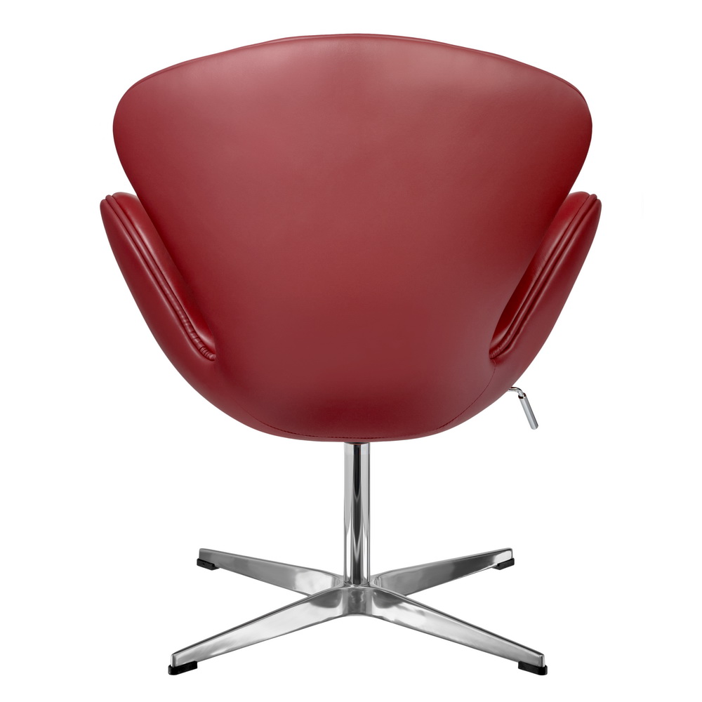 Купить Кресло Bradexhome Swan Chair, красный недорого в интернет-магазине