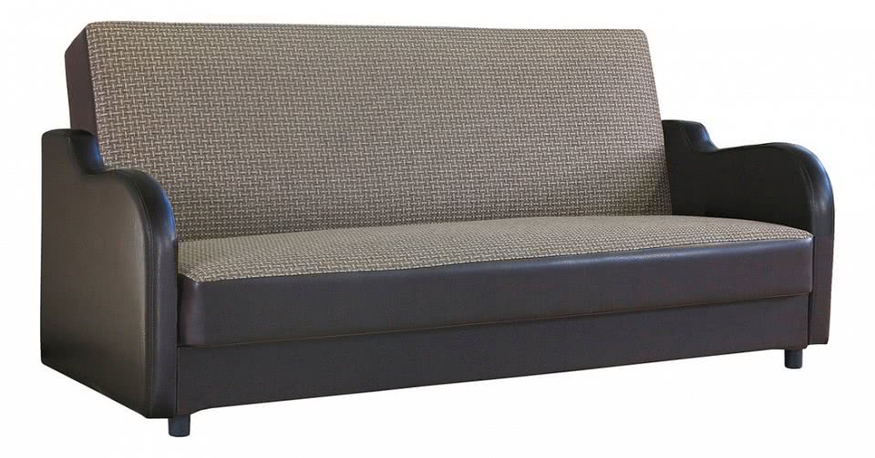 Купить диван Шарм-Дизайн Диван-кровать Шарм-Дизайн Классика В 120, бежевый, коричневый бежевый, коричневый дешево на официальном сайте