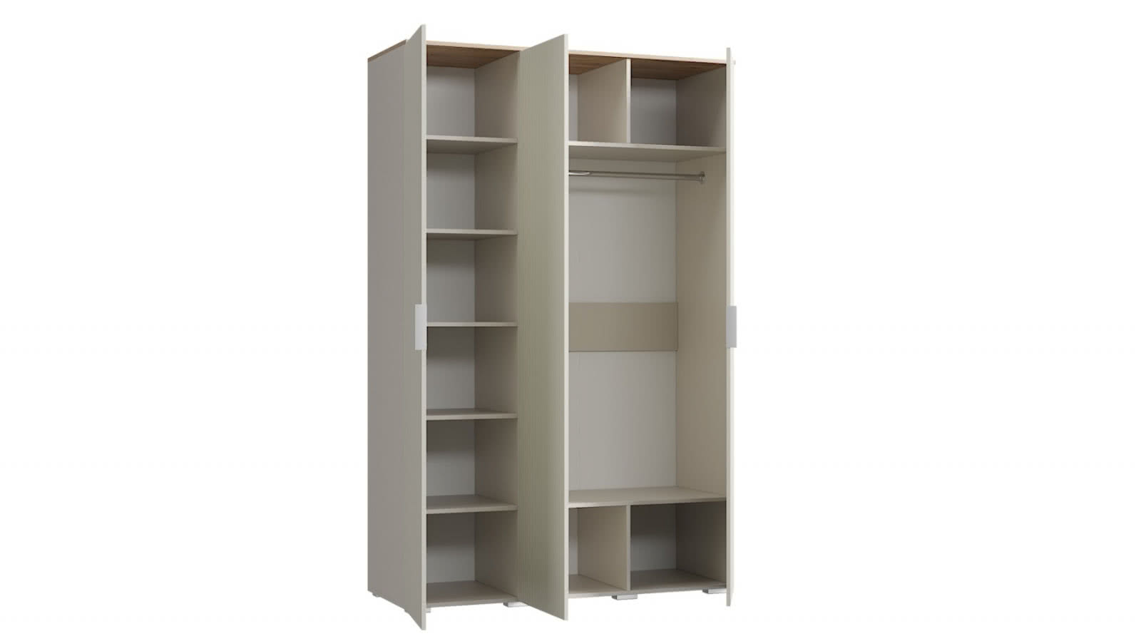 Шкаф распашной для одежды Ингрия - 7, 137х212х50 см Корпусные шкафы и гардеробы