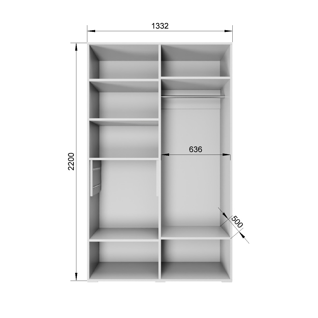 ���� ������ 1332�2200�500