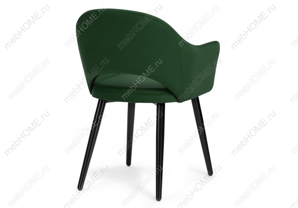 Купить стул Woodville Стул Woodville Апри Темно-зеленый/Черный глянец дешево на официальном сайте