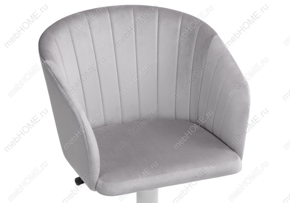 Кресло Woodville Тибо Confetti silver серый/Белый цена — лучшие модели в каталоге