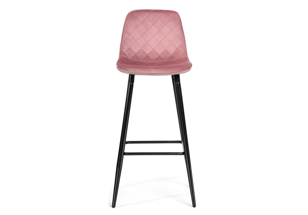Барный стул Woodville Capri pink / black