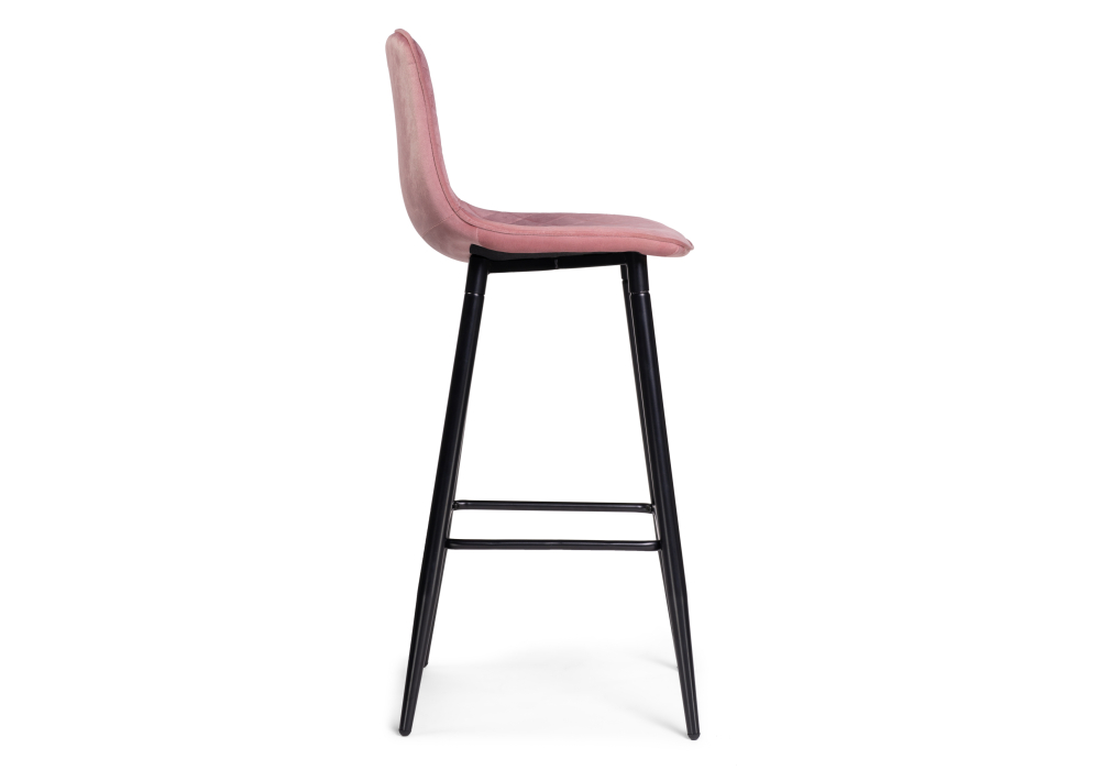 Купить Барный стул Woodville Capri Pink/Black недорого в интернет-магазине