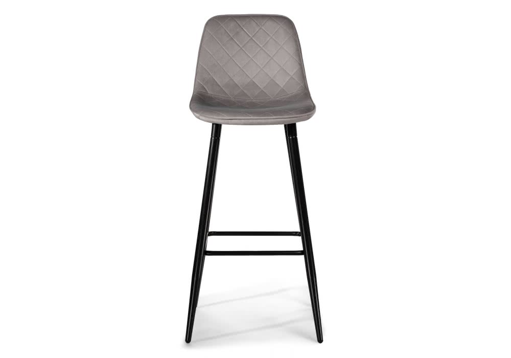 Барный стул Woodville Capri light gray / black