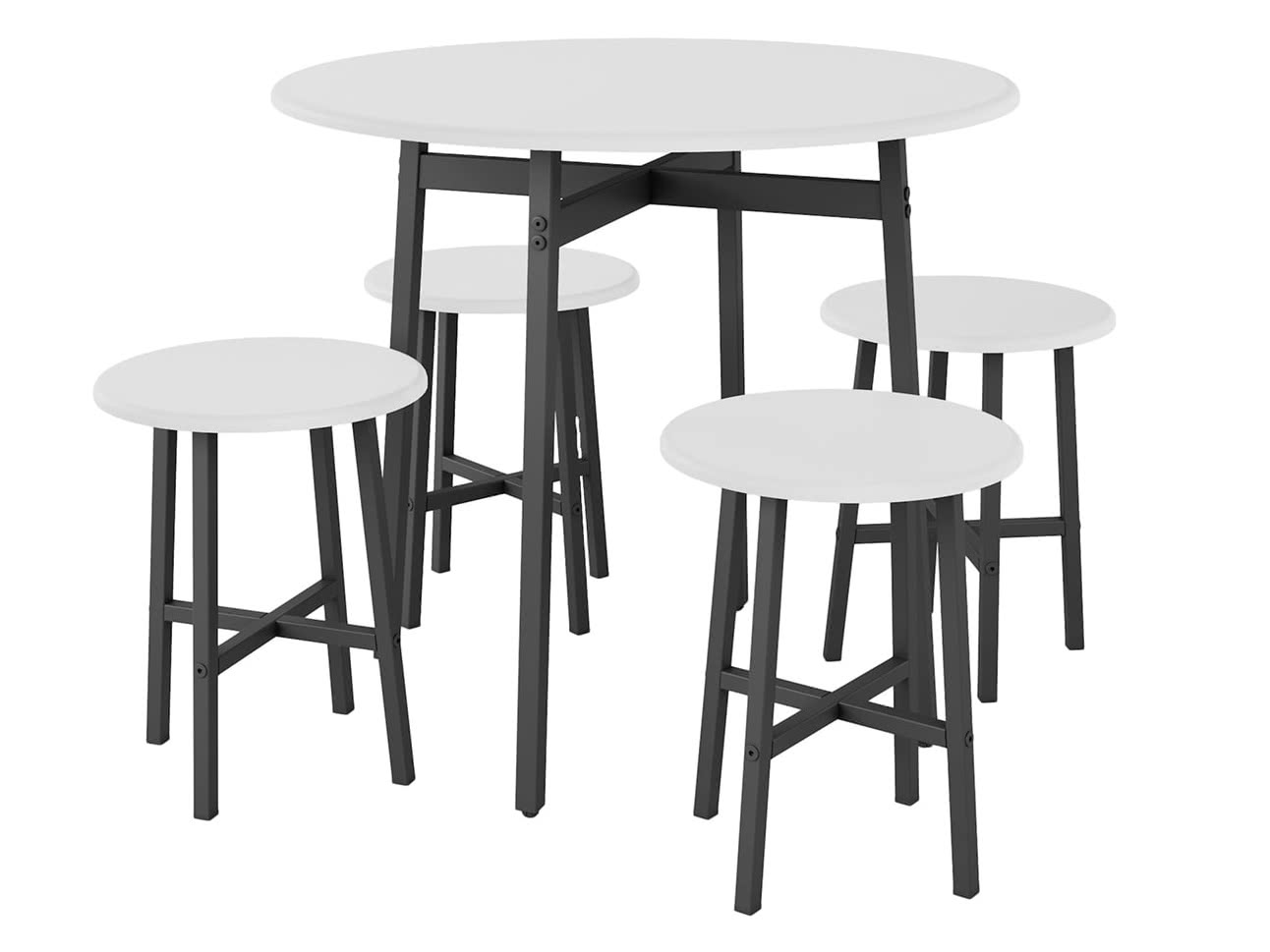 Купить стол Мебелик Стол обеденный Мебелик Медисон Белый, Белый Белый дешево на официальном сайте