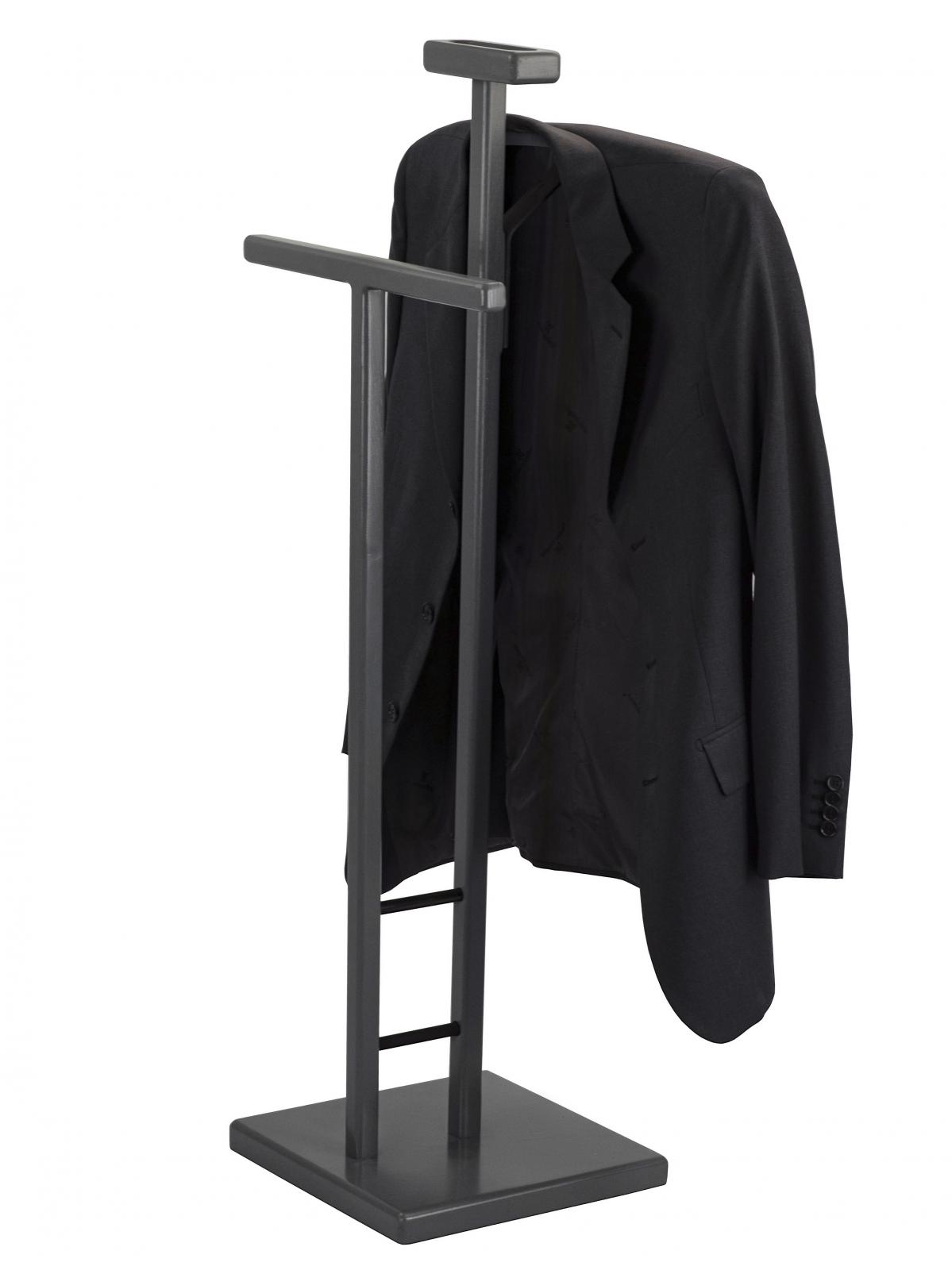 Вешалка костюмная Мебелик Галант 340 Черный/ Серый графит Серый графит распродажа — акции и скидки