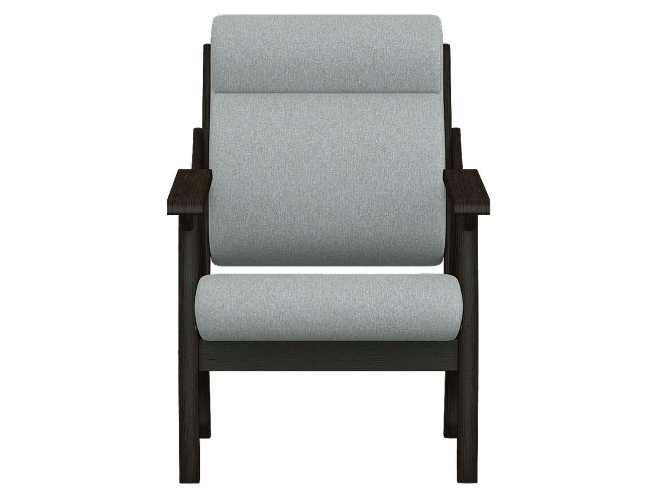 Купить кресло Мебелик Кресло Мебелик Вега 10 Серый/ Венге, венге венге дешево на официальном сайте