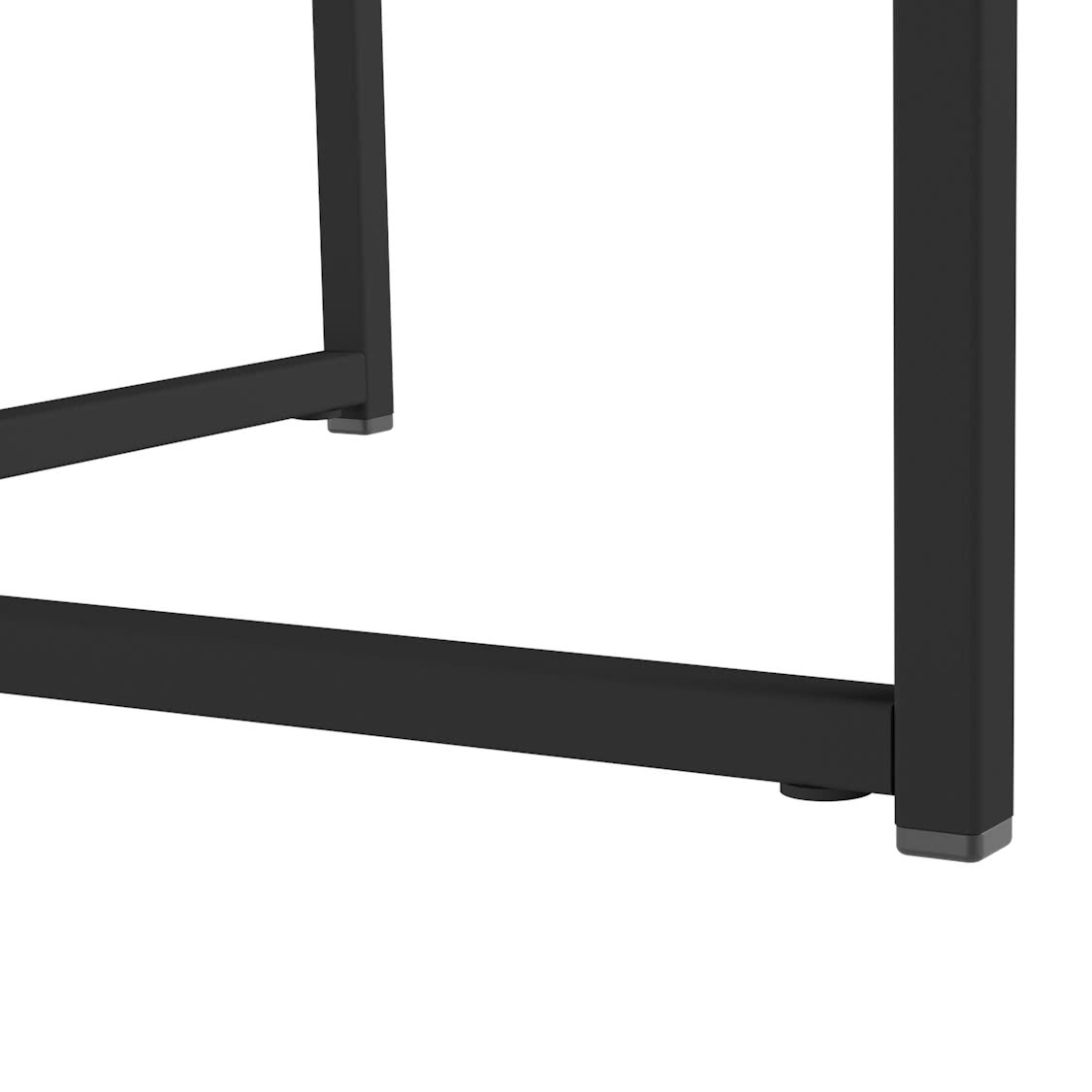 Купить стол Мебелик Стол журнальный Мебелик Стефан, черный мрамор/титан черный мрамор/титан дешево на официальном сайте
