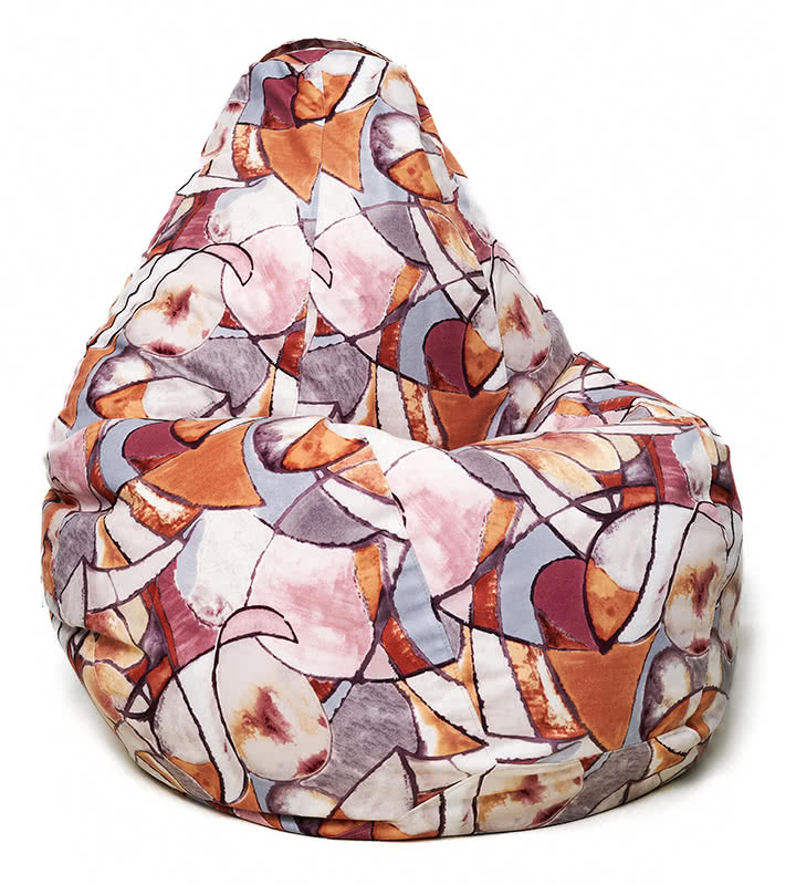 Кресло мешок груша в велюре Fleur Dimrose -1 L