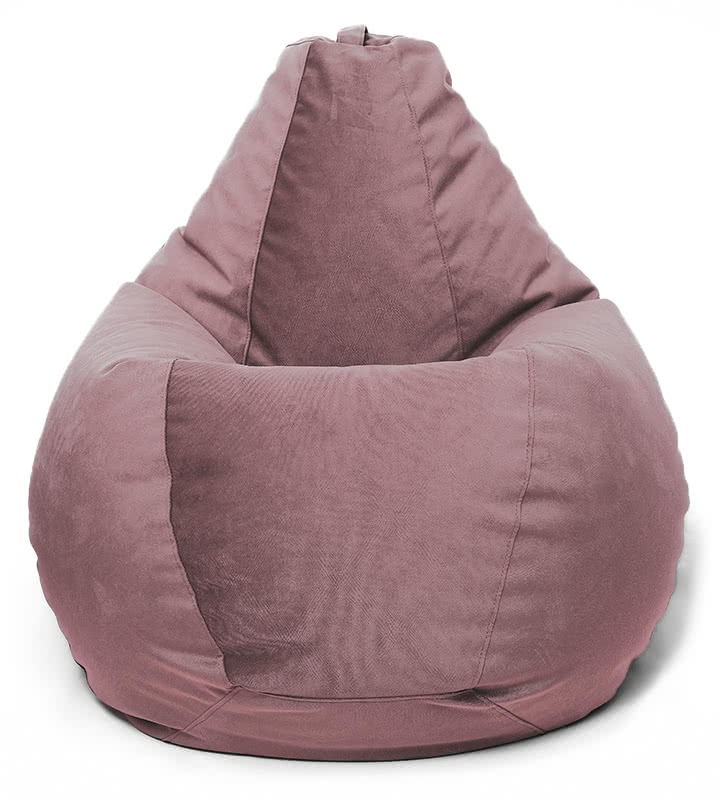 Кресло мешок Relaxline Груша в велюре Maserrati - 15 пастель фиолет XL
